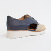 Gelato Adlib Navy Nat Shoes back. Size 44 womens shoes