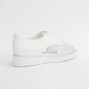 Gelato Adlib White Diamonds Shoes back. Size 44 womens shoes