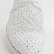 Gelato Adlib White Diamonds Shoes detail. Size 42 womens shoes