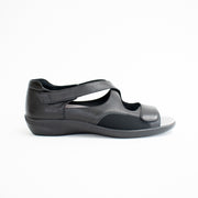 Pure Comfort Anabel Black Sandals side. Size 42 womens shoes