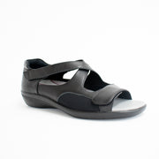 Pure Comfort Anabel Black Sandals front. Size 43 womens shoes