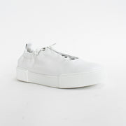 Hogl Bayly White Sneakers front. Size 11 womens shoes