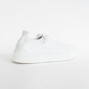 Hogl Bayly White Sneakers back. Size 12 womens shoes