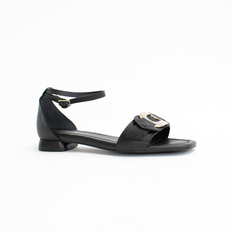 Dansi Burgos Black Sandals front. Size 43 womens shoes