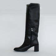 Dansi Castile Black Long Boot inside. Size 45 womens shoes