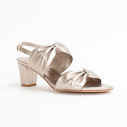 Django and Juliette Cloey Platino Sandals front. Size 43 womens shoes