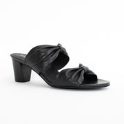 Django and Juliette Clooney Black Sandals front. Size 43 womens shoes