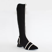 Dansi Covadonga Black Long Boots front. Size 43 womens shoes