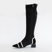 Dansi Covadonga Black Long Boots inside. Size 45 womens shoes