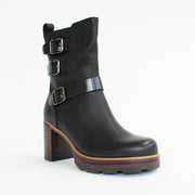 Bresley Devious Black Boot front. Size 43 womens shoes