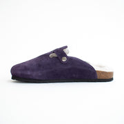 Josef Seibel Hermine 09 Purple Suede Clogs inside. Size 45 womens shoes