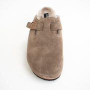 Josef Seibel Hermine 09 Taupe Suede Clogs top. Size 42 womens shoes