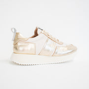 Gelato Keagan Gold Bone Sneakers back. Size 45 womens shoes