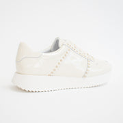 Gelato Keeper Bone Patent Stud Sneakers back. Size 45 womens shoes