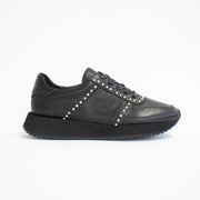 Gelato Keeper Black Stud Sneakers side. Size 43 womens shoes