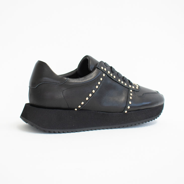 Gelato Keeper Black Stud Sneakers back. Size 45 womens shoes