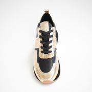 Gelato Gold Crinkle Black Sneakers top. Size 43 womens shoes