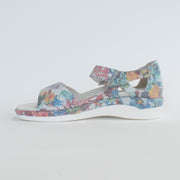 Klouds Elodie White Multi Sandal inside. Size 42 womens shoes