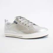 Frankie4 Ellie V Silver Sneakers front. Size 11 womens shoes