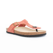 Josef Seibel Hermine 02 Coral Sandals front. Size 43 womens shoes