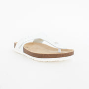 Josef Seibel Hermine 02 White Sandals front. Size 43 womens shoes