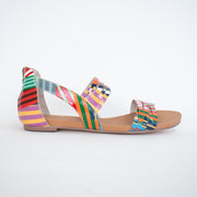 Django and Juliette Jewelsy Stripe Multi Sandals side. Size 42 womens shoes