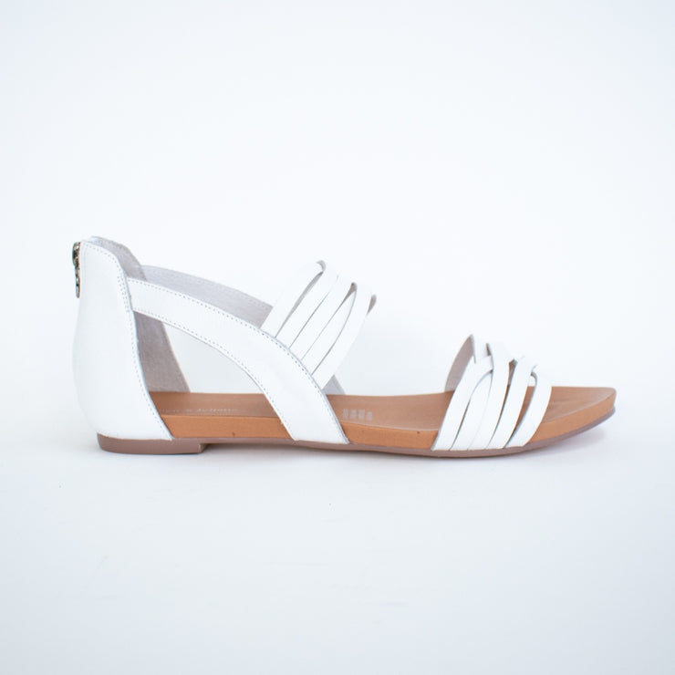 Django and Juliette Jewelsy White Sandals side. Size 42 womens shoes