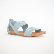 Django and Juliette Jewelsy Denim Sandals front. Size 43 womens shoes