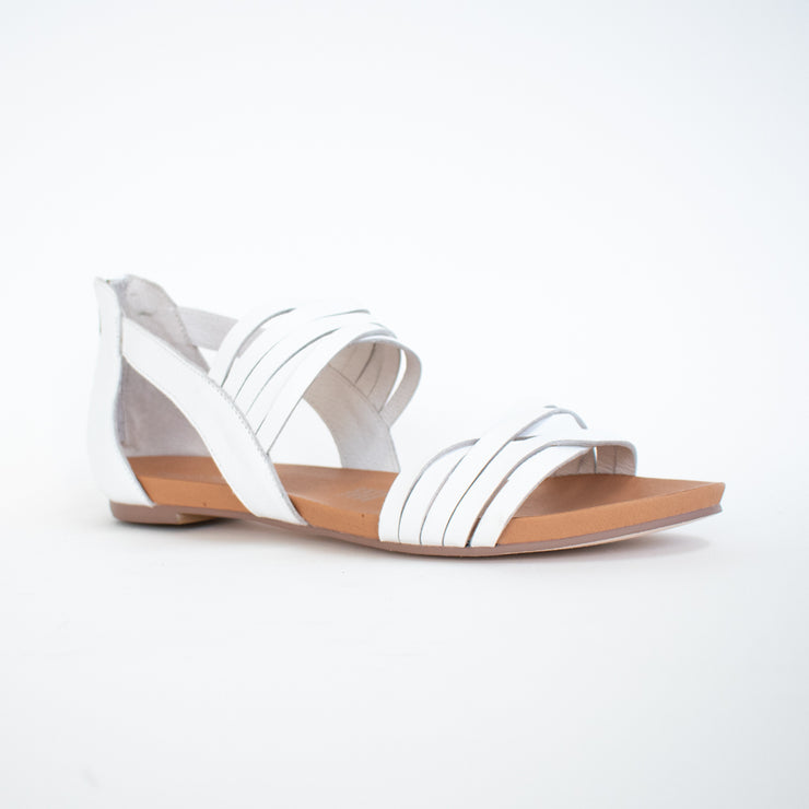 Django and Juliette Jewelsy White Sandals front. Size 43 womens shoes