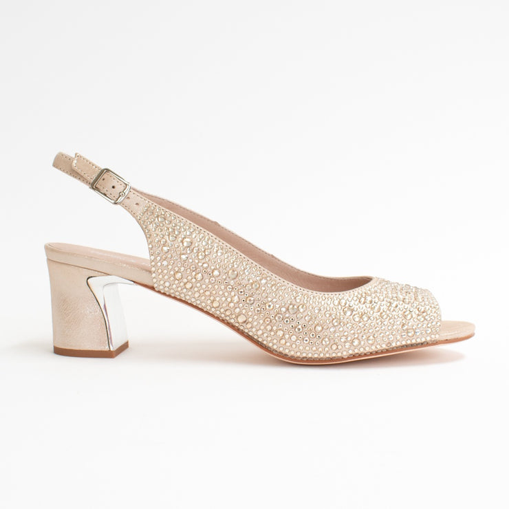 Django and Juliette Jukes Nude Shimmer side. Size 42 womens shoes