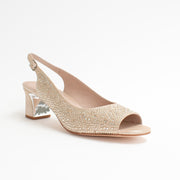 Django and Juliette Jukes Nude Shimmer front. Size 43 womens shoes