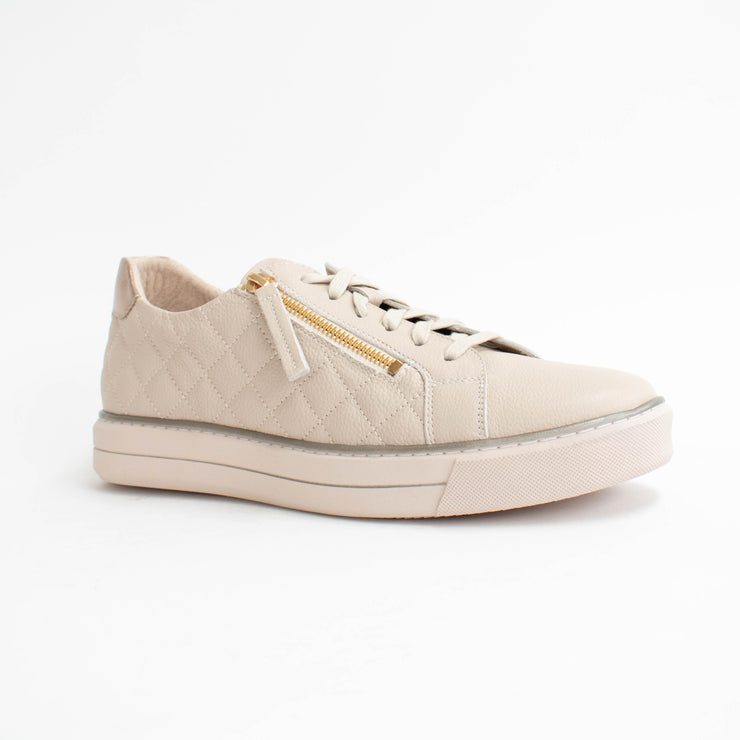 Ziera Kozie Nougat Champagne Sneakers front. Size 43 womens shoes