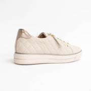 Ziera Kozie Nougat Champagne Sneakers back. Size 44 womens shoes