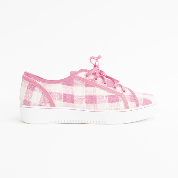 Lizzie Soft Pink Check