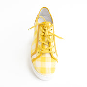 Minx Lizzie Lemon Check Sneakers top. Size 46 womens shoes