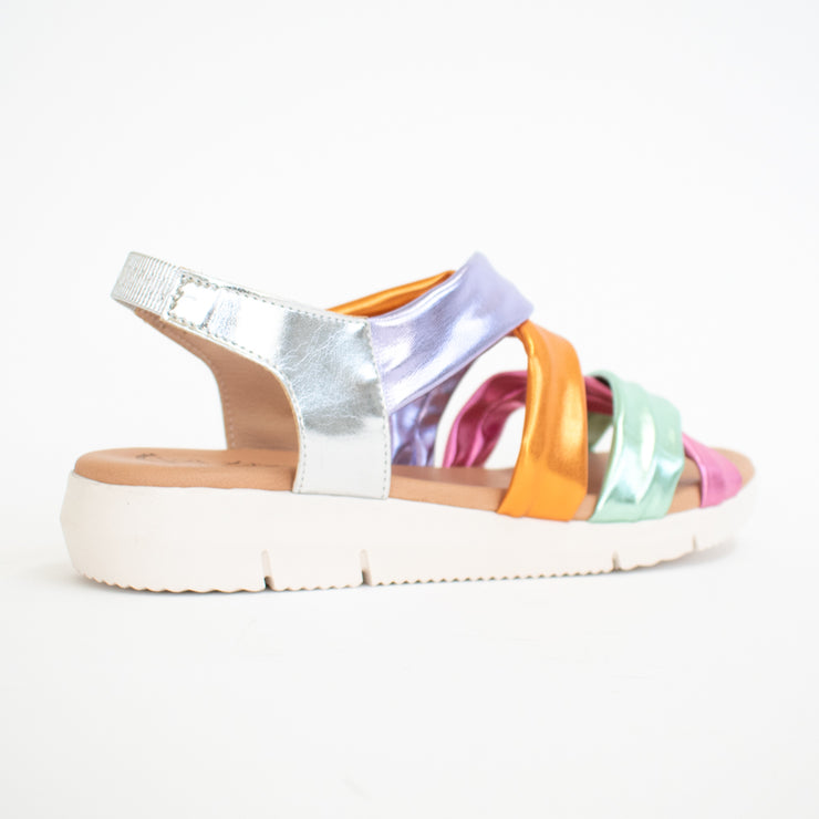 XBonita Lola Multi Colour Sandals back. Size 44 womens shoes