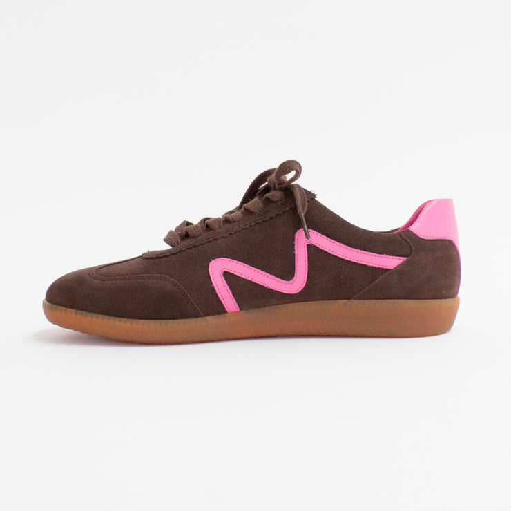 Minx Magnum Cafe Suede Pink Sneakers inside. Size 45 womens shoes