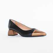 Dansi Malaga Black Bronze Shoe front. Size 43 womens shoes
