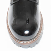 Josef Seibel Marta 02 Black Shine Ankle Boot toe. Size 42 womens shoes
