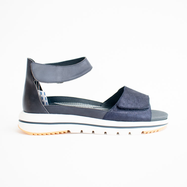 Pure Comfort Milano Navy Sandals side. Size 42 womens shoes