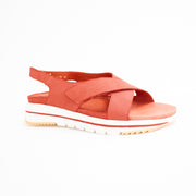 Pure Comfort Minty Coral Sandals front. Size 43 womens shoes