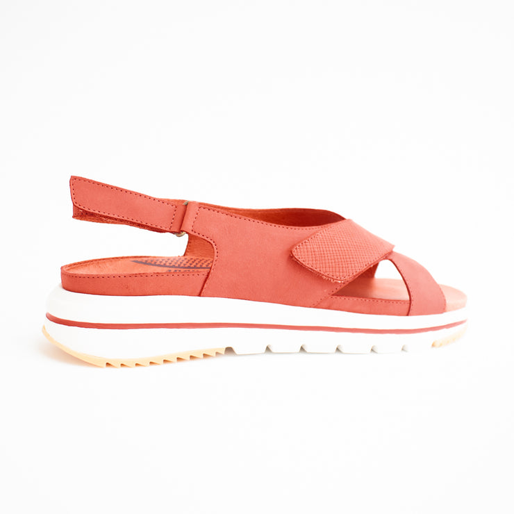 Pure Comfort Minty Coral Sandals back. Size 44 womens shoes