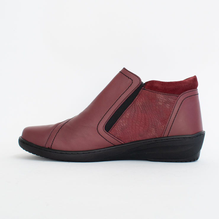 Cabello Morgan Burgundy Ankle Boot inside. Size 42 womens shoes