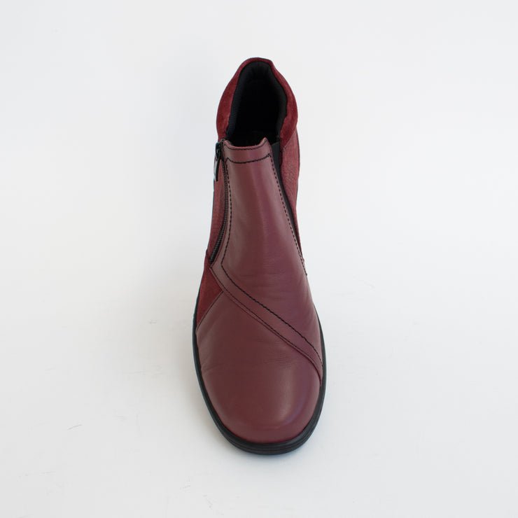 Cabello Morgan Burgundy Ankle Boot top. Size 43 womens shoes