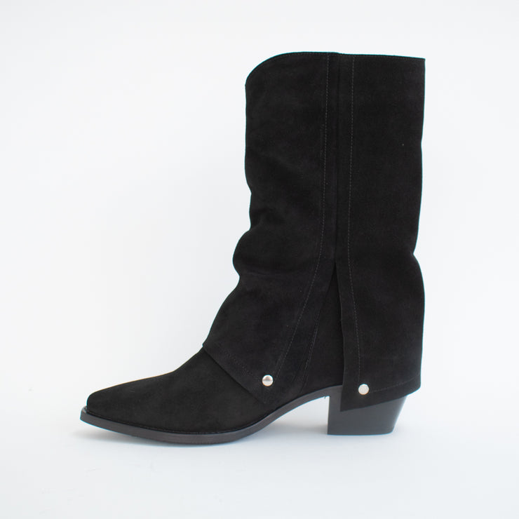 Babouche Myla 2 Black Suede Boots inside. Size 45 womens shoes