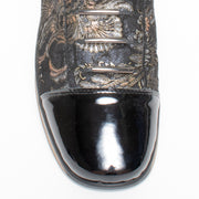 Cassini Myrage Black Multi Ankle Boot toe. Size 46 womens shoes