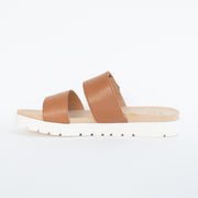 Ziera Nairo Tan Leather Sandals inside. Size 42 womens shoes