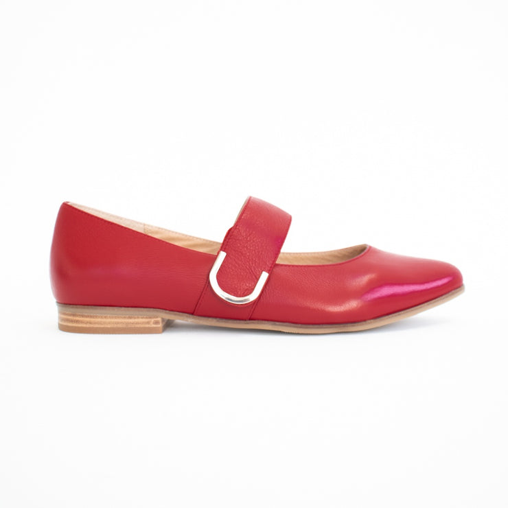 Ziera Okla Dark Red Shoes side. Size 42 womens shoes