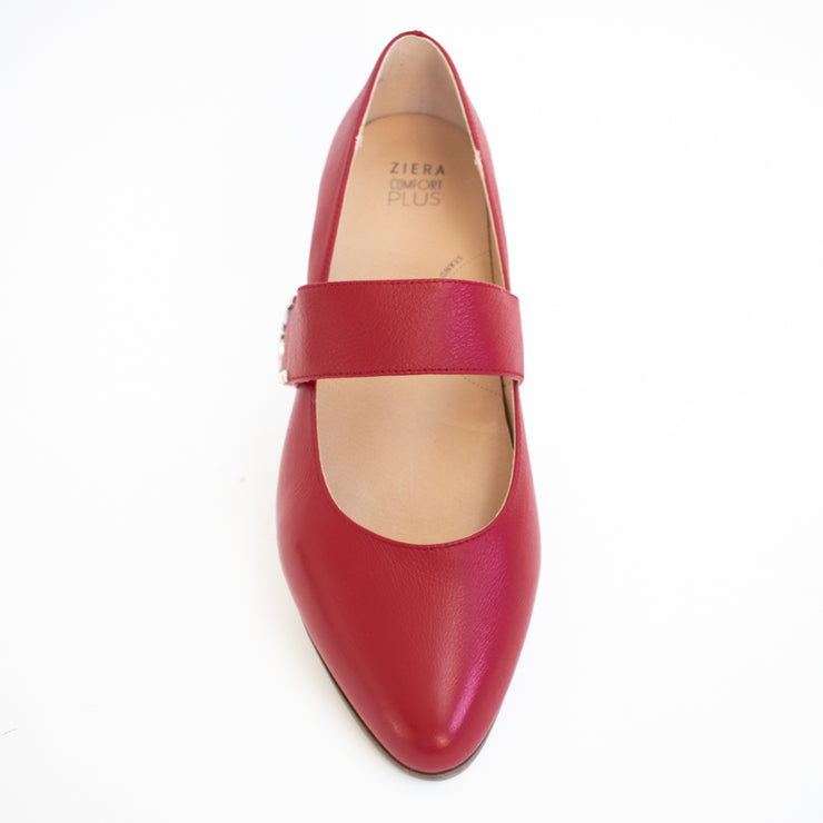 Ziera Okla Dark Red Shoes top. Size 43 womens shoes