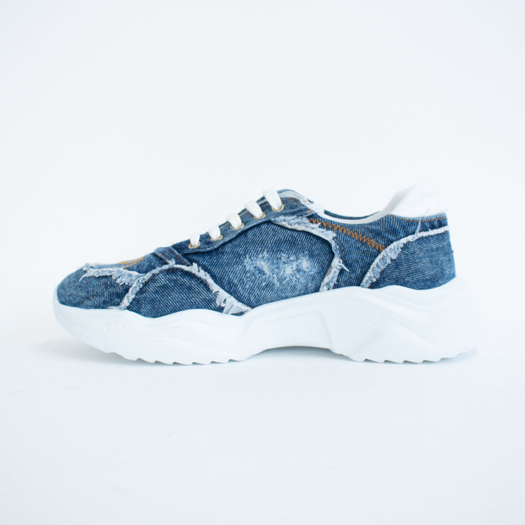 Babouche Patty 33 Blue Denim Sneakers inside. Size 42 womens shoes